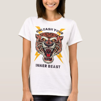 Desbloqueie Sua Fera Interior Camiseta Tiger