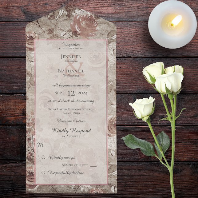 Desbotado Floral Antigo (Also available with QR code. )