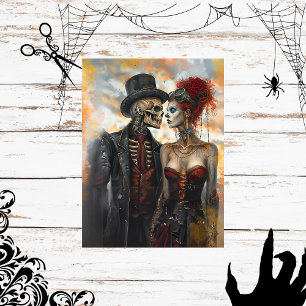 Descamação Papelão de Escrapão Casal Steampunk