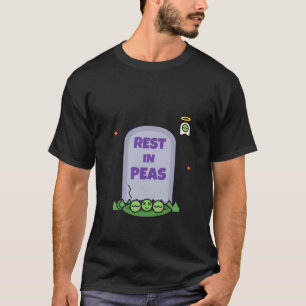 Descansa em Ervilhas Camiseta engraçada de pun de