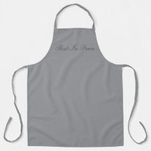Descanse Em Paz Apron
