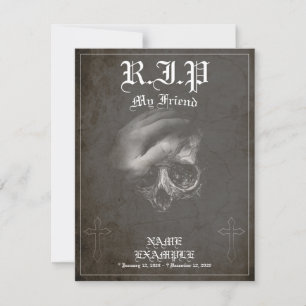 Descanse em Paz, meu amigo - vintage