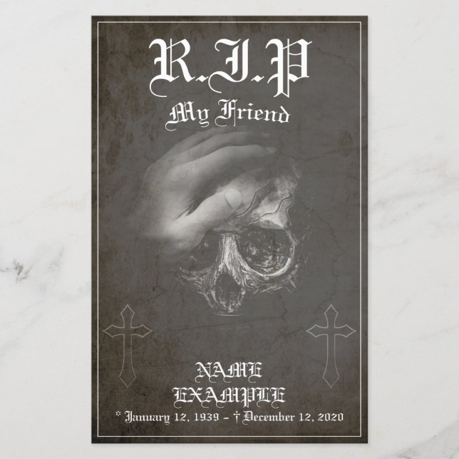 Descanse em Paz, meu amigo - vintage (Frente)