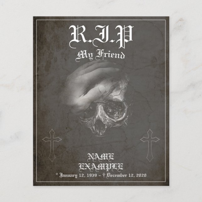 Descanse em Paz, meu amigo - vintage (Frente)