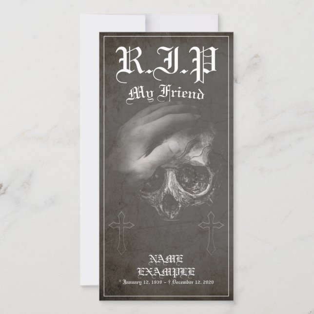 Descanse em Paz, meu amigo - vintage (Frente)