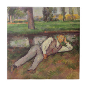 Descanso do menino de Paul Cezanne