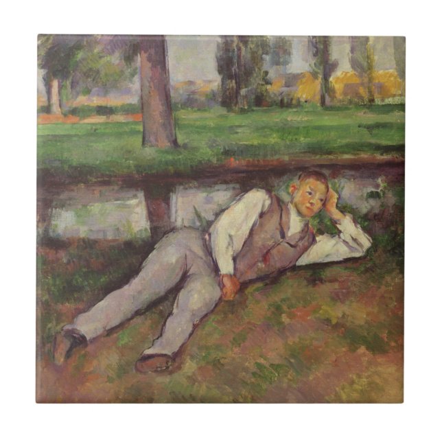 Descanso do menino de Paul Cezanne | (Frente)