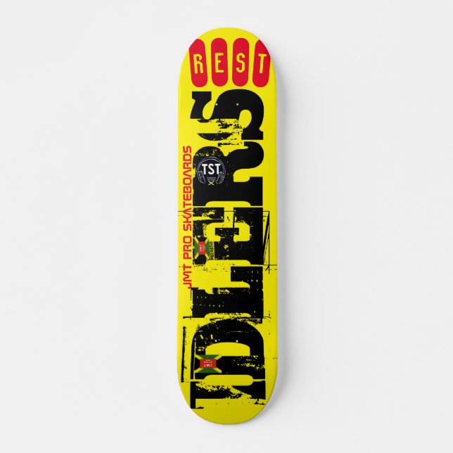 DESCANSO DOS Ociosos   JMT Skateboard Deck (Frente)