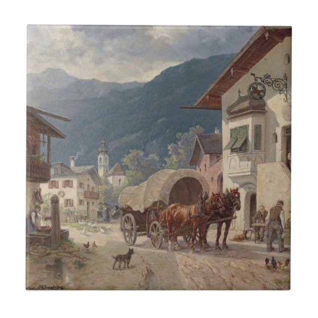 Descanso em frente à Inn - Désiré Thomassin (Frente)