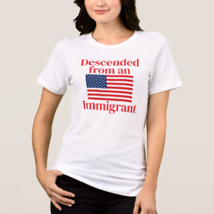 Descendente de um imigrante (personalizável)
