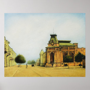 Descobrindo o impressão velho de Chisinau