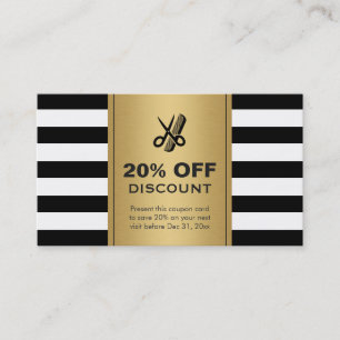 Desconto Cabelo do Coupon Tesoura Preta Dourada de