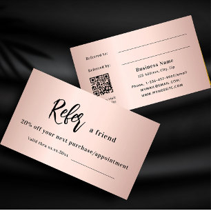 Desconto cartão de remessa de negócio do código qr do rosa