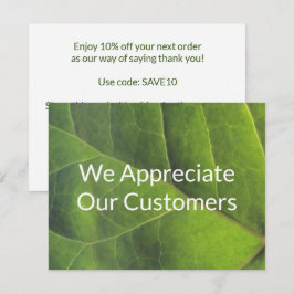 Desconto de Apreciação ao Cliente e Promoção de In