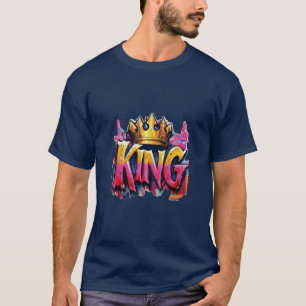 Descrição da Camisa da Coroa do Grafite KING: Regr