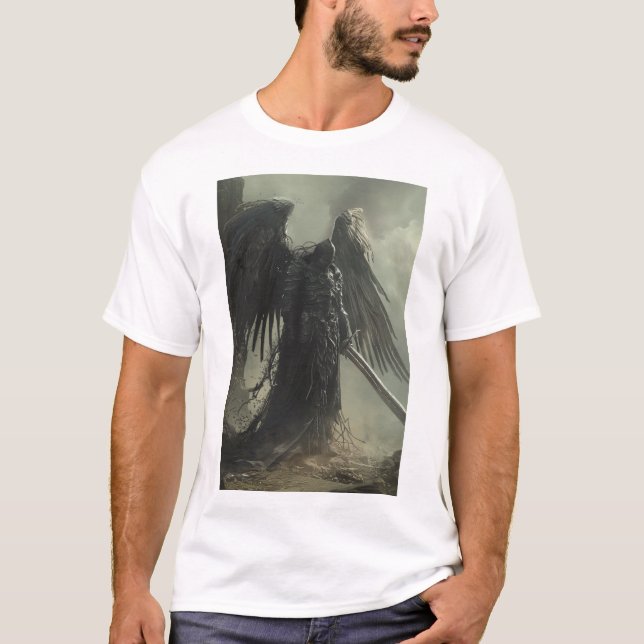 Descrição do Camiseta Giant Winged Angel Dark Soul (Frente)