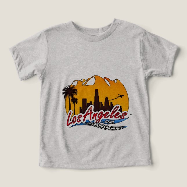Descrito de Camisa T do Sunset de Los Angeles (Design frontal)