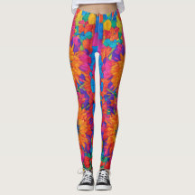 Descubra a felicidade psicodélica: Compre Leggings