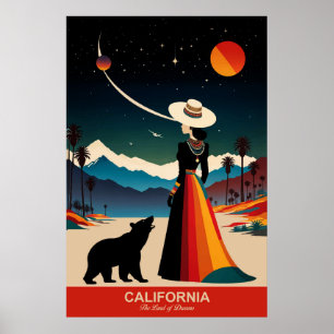 Descubra o Poster de viagens Allure of California