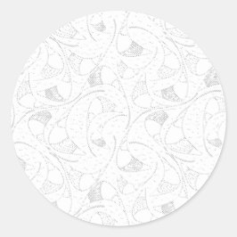 Descubra os adesivos redondos clássicos de alta qu