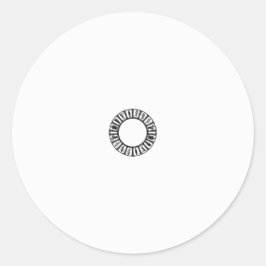 Descubra os adesivos redondos clássicos de alta qu