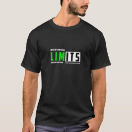 Descubra Os Limites - Camisa T Motivacional