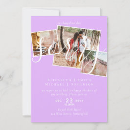 DESCULPE! Adiamento de Casamento Mudança de Data F