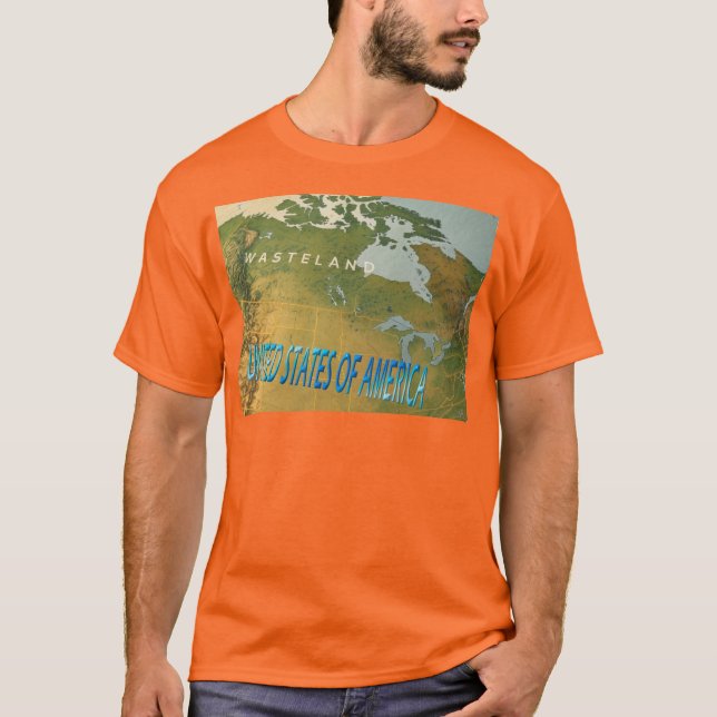 Desculpe, Canadá, camiseta laranja (Frente)