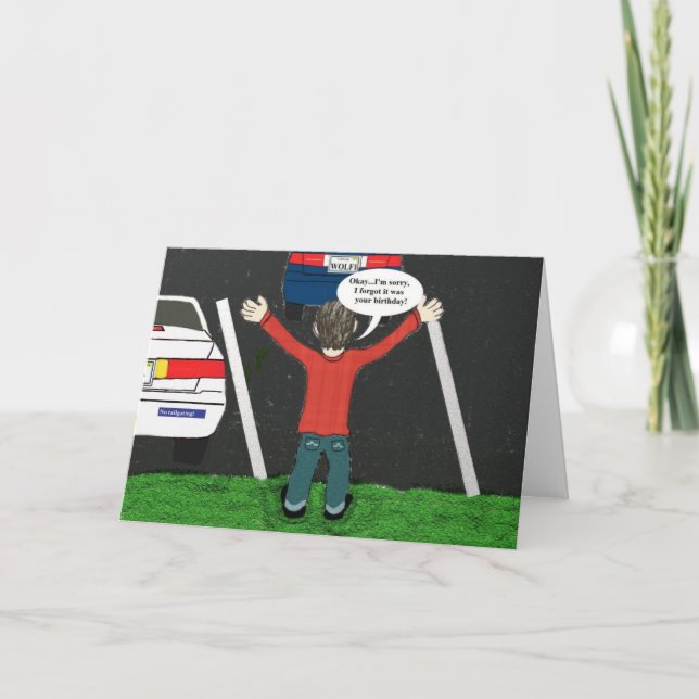 Desculpe, esqueci seu cartão de aniversário (Frente)