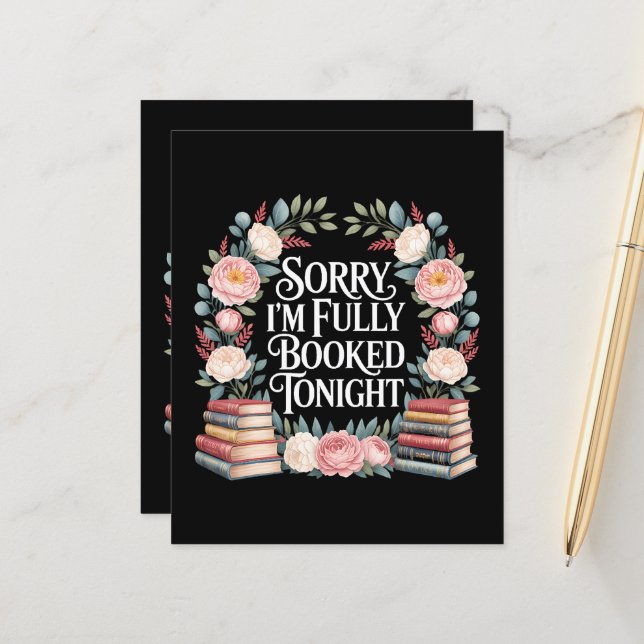 Desculpe, estou totalmente reservado esta noite (Frente/Verso In Situ)