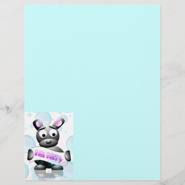 Desculpe, Letterhead (Frente)