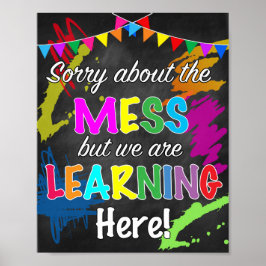 Desculpe O Poster Da Sala De Aula Mess