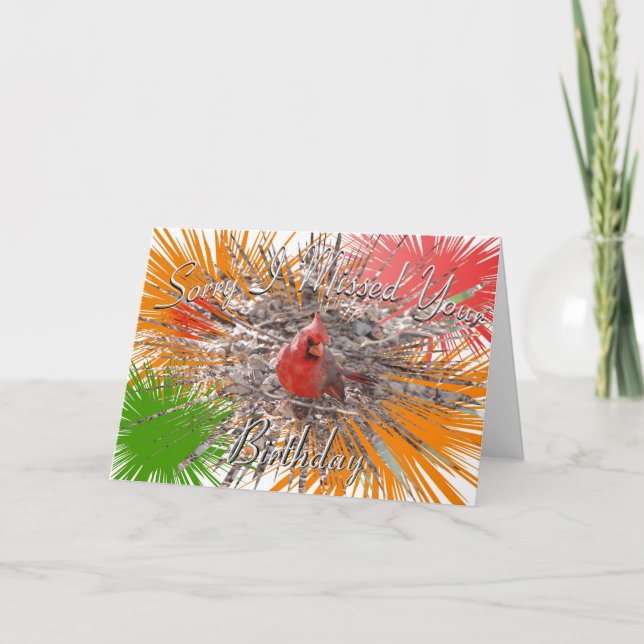 Desculpe, Perdi Seu Cartão De Aniversário. (Frente)