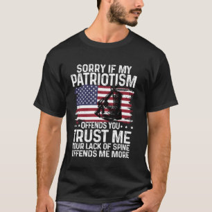 Desculpe Se Meu Patriotismo Te Ofende Camisa Milit