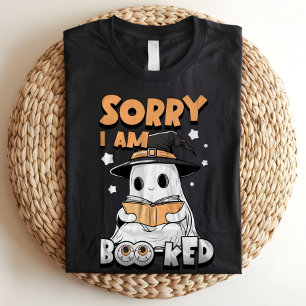 Desculpe, sou Bookworm Bookworm Halloween Ghost Bo