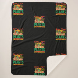 Desculpe, tenho o cobertor de sherpa no fim de sem