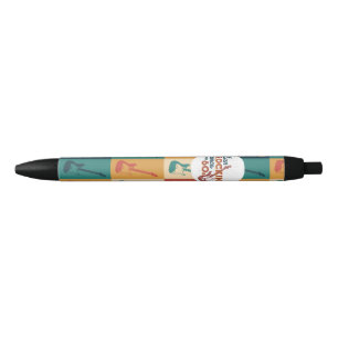 Desde caneta de tinta preta personalizável