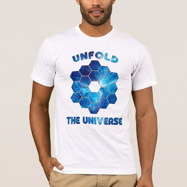 Desdobrar a camisa do JWST Universo (Frente)