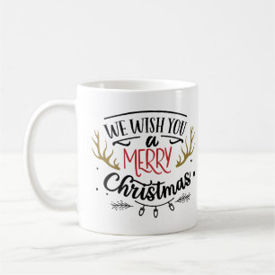 Desejamos a você uma feliz caneca de café de Natal