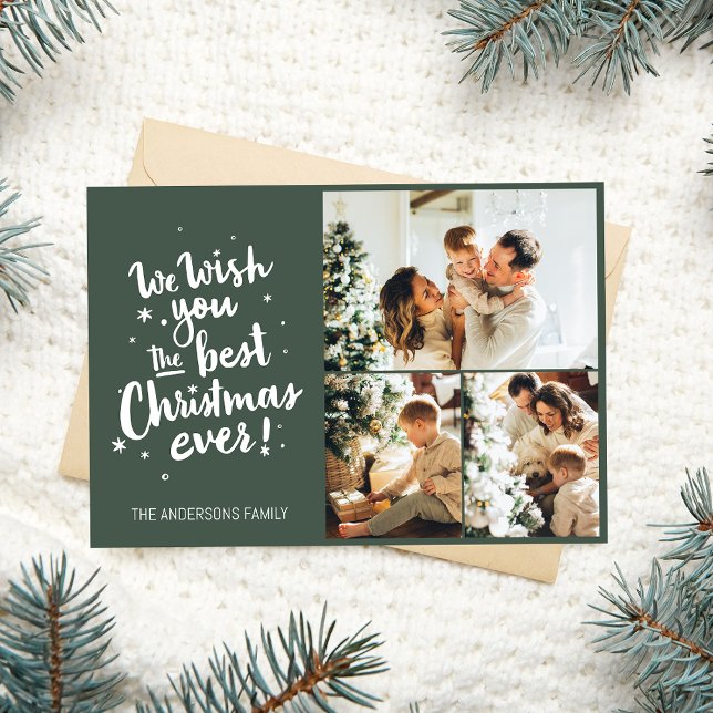 Desejamos-Lhe O Melhor Cartão De Natal (Criador carregado)