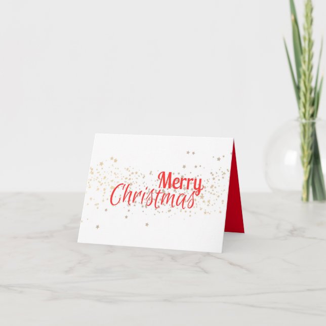 Desejamos-lhe um Feliz Cartão de Férias de Natal D (Frente)