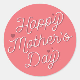 Desejando Feliz Dia das Mães / Adesivos