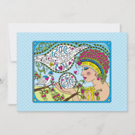Desejando-lhe a Peace_Flat Card 7" x 5"