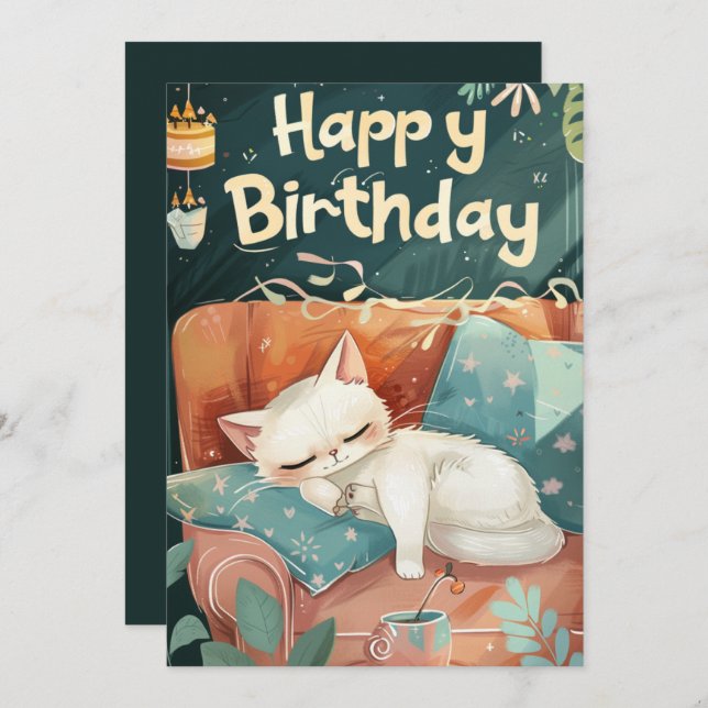 Desejando-lhe um dia cheio de amor do dia da seca (Frente/Verso)