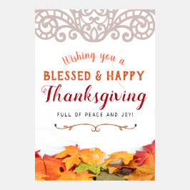 Desejando-lhe uma Ação de Graças Abençoada e Feliz