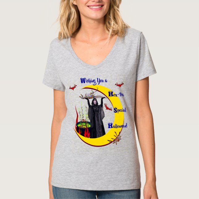 Desejando-lhe uma camiseta Hex-tridimensional do H (Frente)