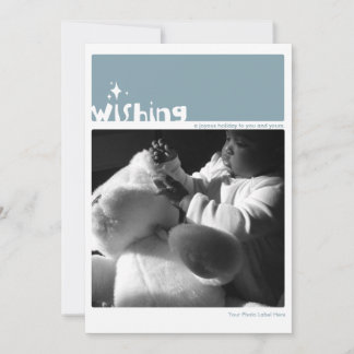 Desejando o cartão com envelope