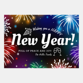 Desejando um Feliz ano novo com o Fireworks!