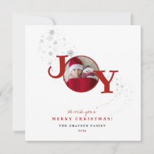 Desejando um Feliz Natal Foto Carta de Férias Aleg