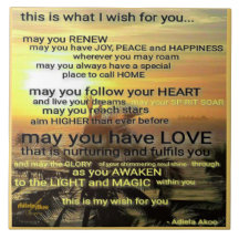 Desejo de Azulejo Decorativo de Adiela Akoo